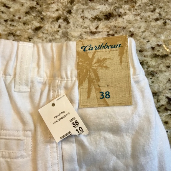 Caribbean white shorts - Picture 2 of 7